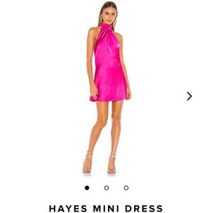 Lovers & Friends Hayes Mini Dress magenta